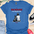 Beware crazy frenchie lady - V3 - Sit Cute Love T-Shirt